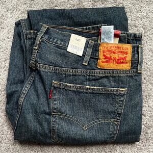 Levis 559 Relaxed Straight Jeans Mens 40x36 Blue Denim 100% Cotton NWT
